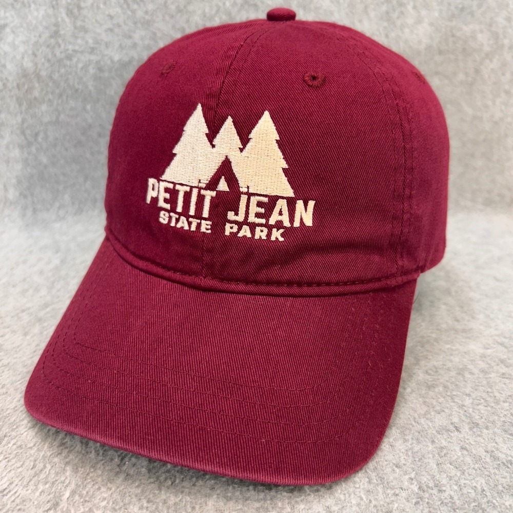 Petit Jean State Park Men Maroon The Game Baseball Cap Adjustable OSFM 1531